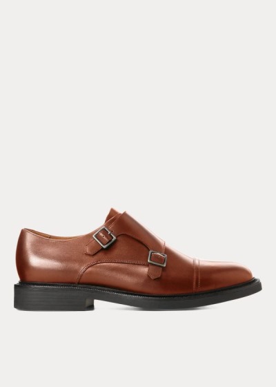 Men's Polo Ralph Lauren Asher Monk-Strap Shoes | 769581GKL